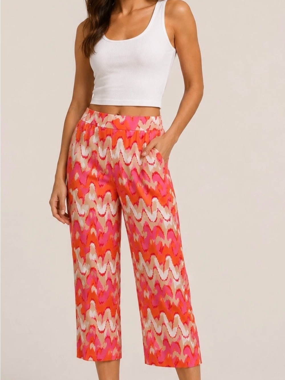Jude Connally Trixie Cropped Pants Size Small NWT